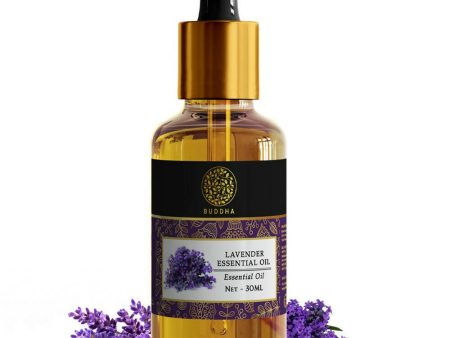 Buddha Natural Lavender Pure Essential Oil - For Healthy Hair, Skin, Sleep Sale