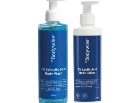 BeBodywise 1% Salicylic Acid Body Wash and 5% Lactic Acid Body Lotion Online now