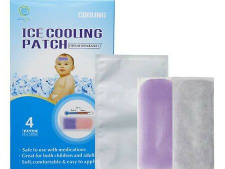 AHC Baby & Kids Cooling Gel Patch For Fever Colour changing Patch - 4 Pcs Discount