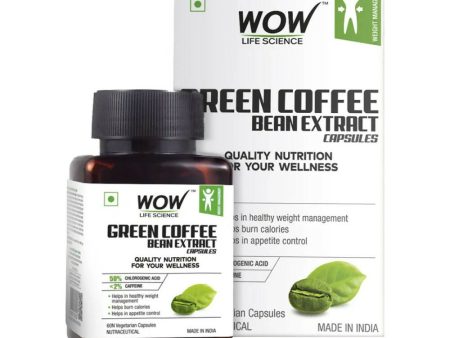 Wow Life Science Green Coffee Bean Extract Vegetarian Capsules For Sale