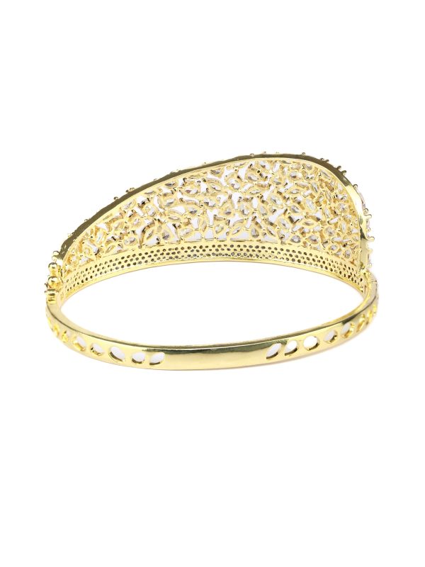 Priyaasi Women Gold Plated American Diamond Bracelet Online