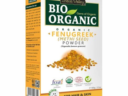 Indus Valley Bio Organic Fenugreek (Methi Seed) Powder Supply