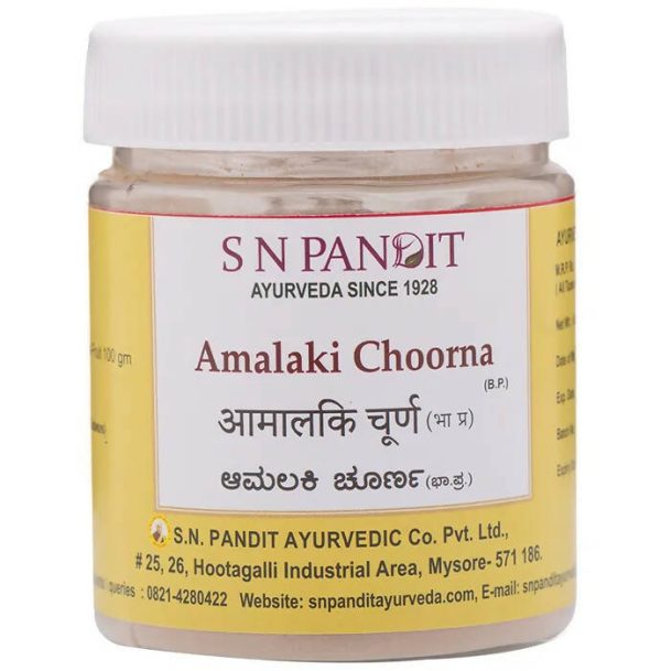 S N Pandit Ayurveda Amalaki Choorna Online Hot Sale