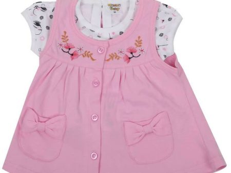 NammaBaby Baby Girl s A-Line Mini Frock Dress - Pink 114 For Cheap