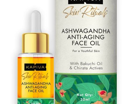 Kapiva Ayurveda Skin Rituals Ashwagandha Anti-Aging Face Oil Supply