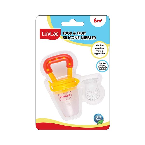 LuvLap Silicone Food Fruit Nibbler with Extra Mesh For Sale