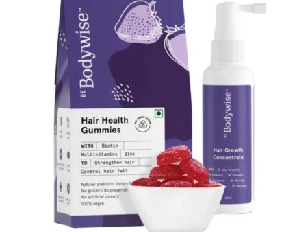 BeBodywise Hair Growth Concentrate and Hair Health Gummies on Sale