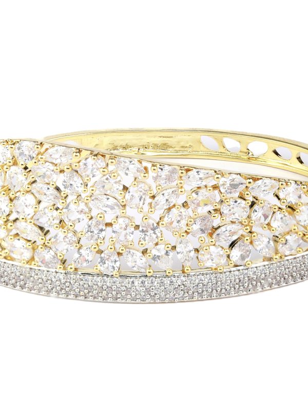 Priyaasi Women Gold Plated American Diamond Bracelet Online