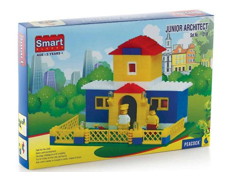 Peacock Junior Architect Building Block Set Toy For Kids For Creative & Imagination Skills 233 Pcs on Sale