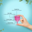 Floren Reusable Menstrual Cup with Menstrual Cup Wash for Women Supply