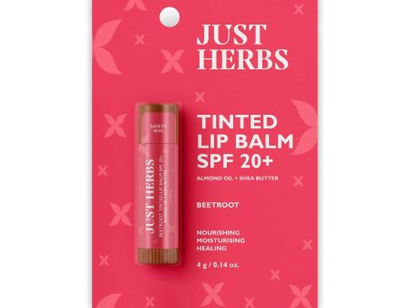 Just Herbs Tinted Beetroot Lip Balm SPF 20+ Cheap