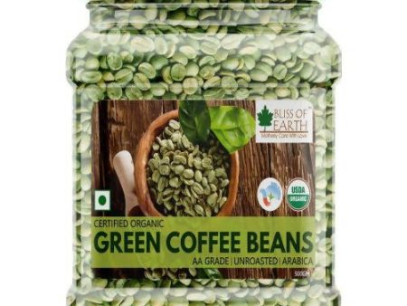 Bliss of Earth Certified Organic Green Coffee Beans Online Sale