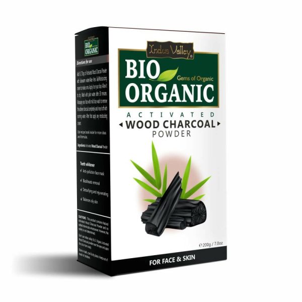 Indus Valley Bio Organic Activated Wood Charcoal Powder Sale