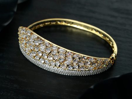 Priyaasi Women Gold Plated American Diamond Bracelet Online