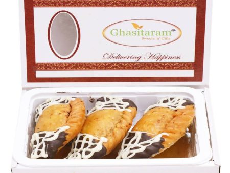 Ghasitaram Choco Dipped Gujiya Hot on Sale