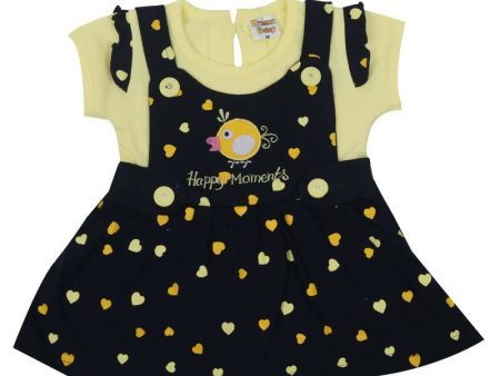 NammaBaby Baby Girl s A-Line Mini Frock Dress - Yellow 117 For Discount