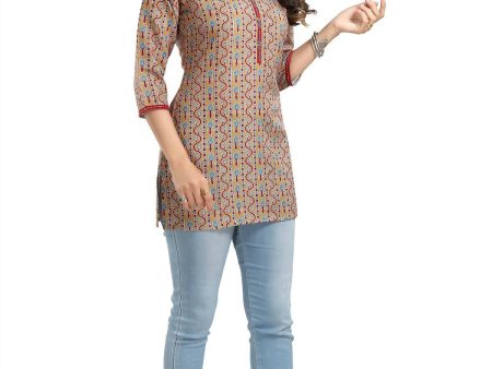 Snehal Creations Magical Mustard Rayon Short Kurti Tunic Top Supply