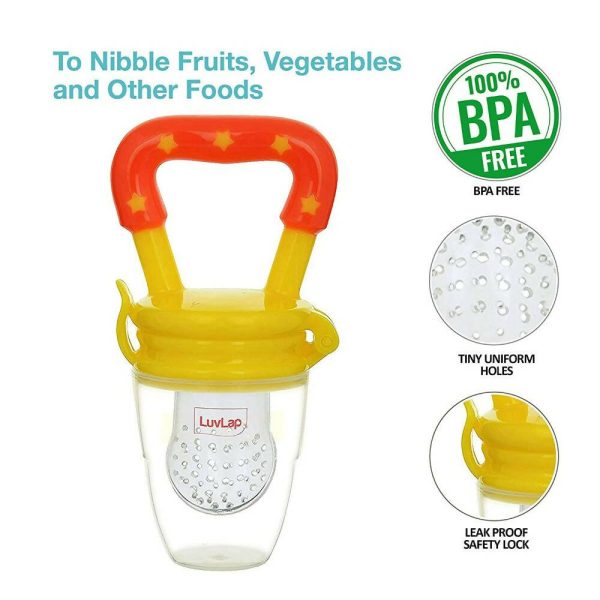 LuvLap Silicone Food Fruit Nibbler with Extra Mesh For Sale