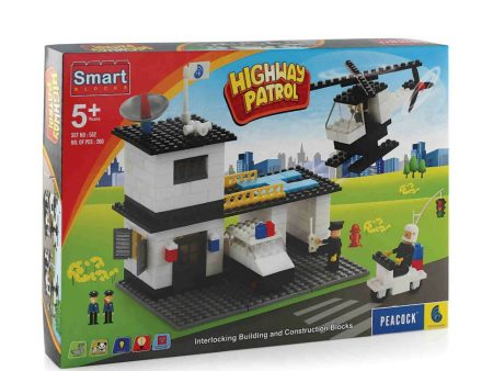 Peacock Highway Patrol Set Building Block Set For Kids on Sale