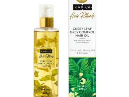 Kapiva Ayurveda Hair Rituals Curry Leaf Anti Grey Hair Oil Online now