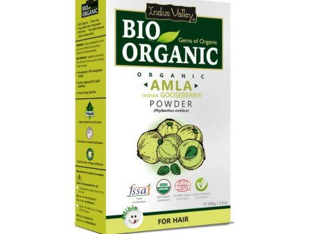 Indus Valley Bio Organic Amla (Indian Gooseberry) Powder For Hair Online Sale