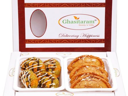 Ghasitaram Box of Designer and Traditional Gujiyas Fashion