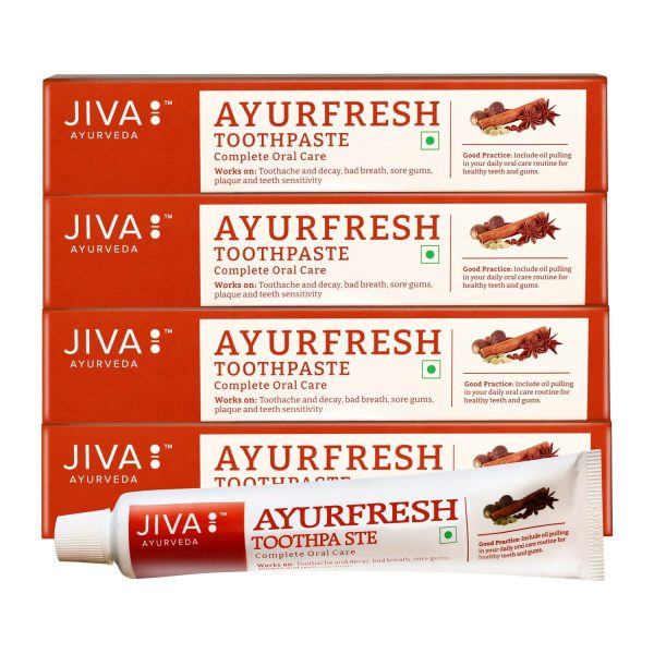 Jiva Ayurveda Ayurfresh Toothpaste With Almond Soap Free on Sale