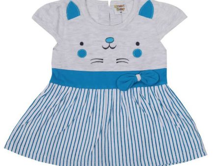 NammaBaby Baby Girl s A-Line Mini Frock Dress - Blue 120 Online Sale