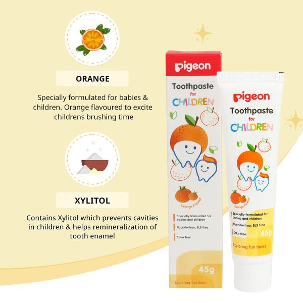 Pigeon Strawberry Toothpaste For Babies Hot on Sale