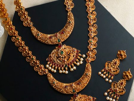 Priyaasi Women Traditional Gold Plated Real Kemp Floral Jewelley Set Online