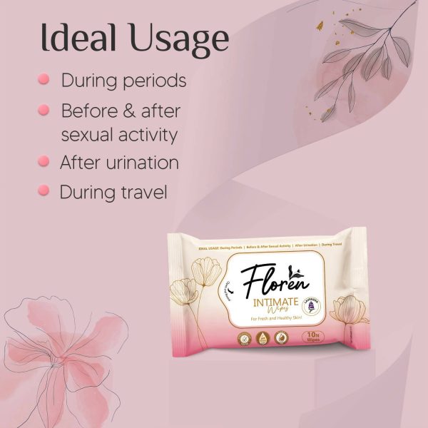 Floren Basil Intimate Wipes For Cheap