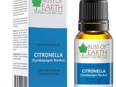 Bliss of Earth Premium Essential Oil Citronella Cheap