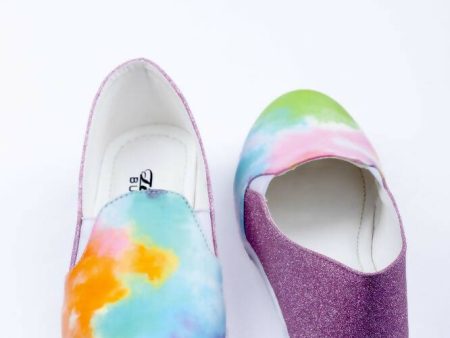 Tiny Bugs Multi Color Girls Prited Flat Causal Wear Ballerinas Fashion