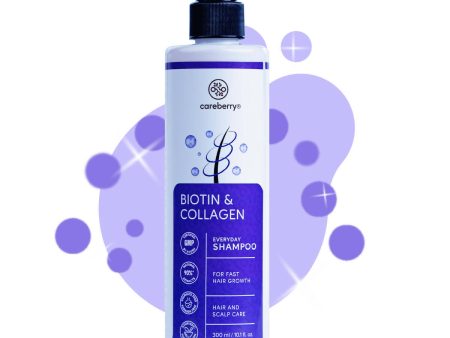 Careberry Biotin & Collagen Everyday Shampoo For Fast Hair Growth Online now