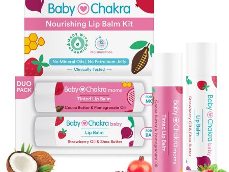 BabyChakra Moms Tinted Lip Balm and Baby lip Balm For Discount