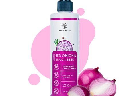 Careberry Organic Red Onion & Black Seed Stimulating Conditioner For Anti Hair Fall Supply