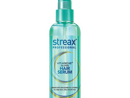 Streax Professional Vitariche Gloss Hair Serum Online now