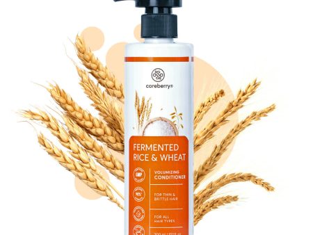 Careberry Fermented Rice Water & Wheat Volumizing Conditioner for Thin and Brittle Hair on Sale